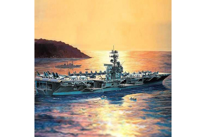Model Kit loď 14212 - USS CVN-69 EISENHOWER (1:800)