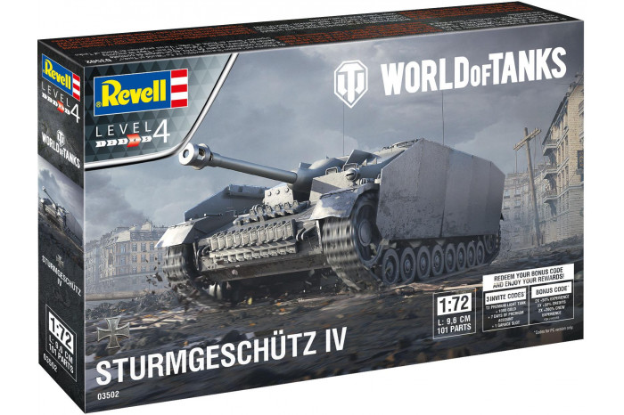 Plastic ModelKit World of Tanks 03502 - Sturmgeschütz IV (1:72)