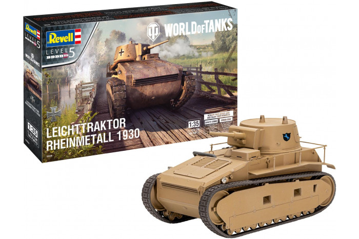 Plastic ModelKit World of Tanks 03506 - Leichttraktor Rheinmetall 1930 (1:35)