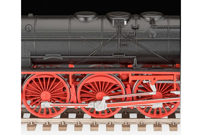 Plastic ModelKit lokomotiva 02172 - Schnellzuglok BR01 mit Tender 2'2' T32 (1:87)