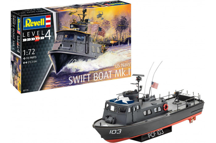 ModelSet loď 65176 - US Navy SWIFT BOAT Mk.I (1:72)