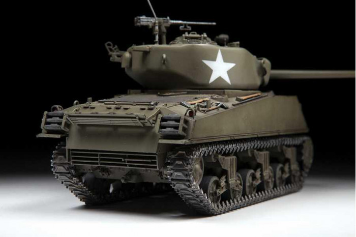 Model Kit tank 3676 - M4 A3 (76mm) Sherman Tank (1:35)