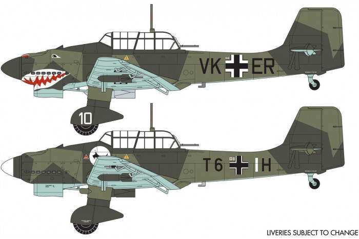 Classic Kit letadlo A03087A - Junkers Ju87 B-1 Stuka (1:72)