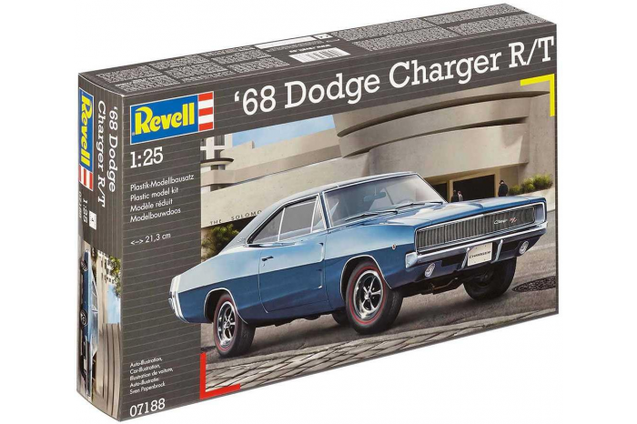 Plastic ModelKit auto 07188 - 1968 Dodge Charger R/T  (1:25)