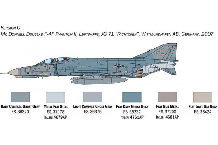 Model Kit letadlo 1448 - F-4E/F Phantom II (1:72)