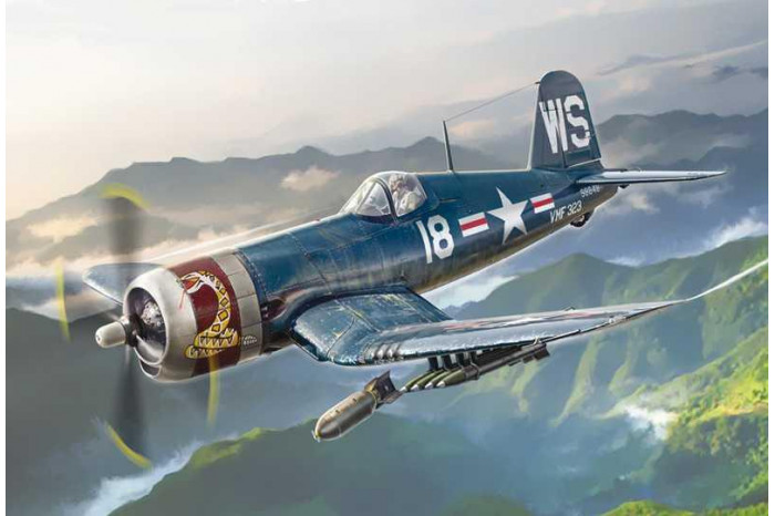 Model Kit letadlo 1453 - F-4U/4B Korean War (1:72)