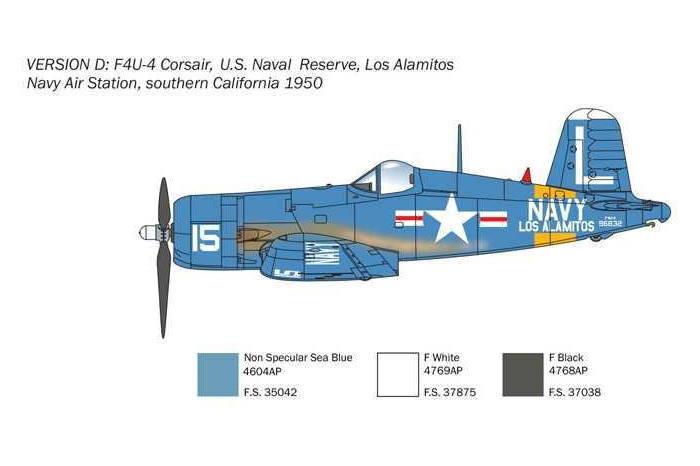 Model Kit letadlo 1453 - F-4U/4B Korean War (1:72)