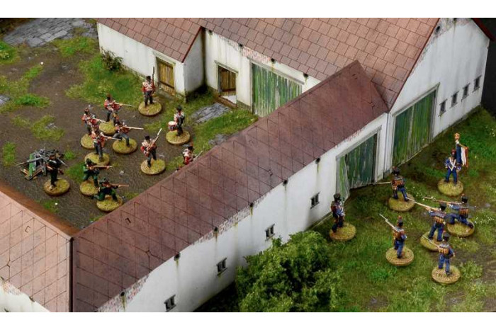 Model Kit diorama 6197 - Waterloo 1815: La Haye Sainte (1:72)