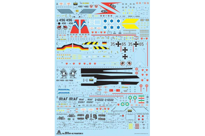 Model Kit letadlo 2818 - RF-4E Phantom (1:48)