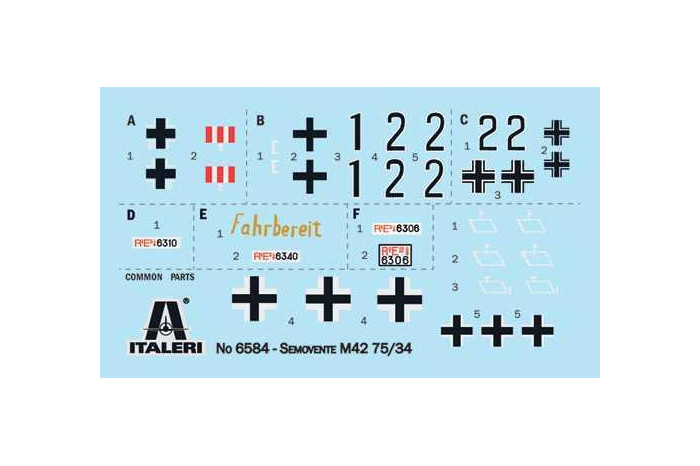 Model Kit tank 6584 - Semovente M42 da 75/34 (1:35)