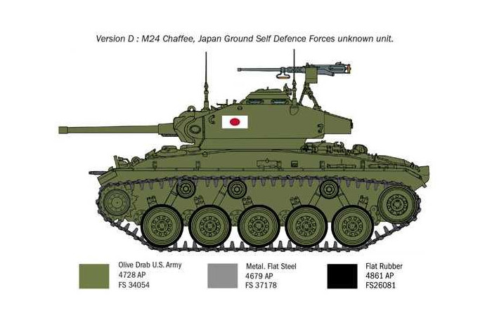 Model Kit tank 6587 - M24 "Chaffee" Korean War (1:35)