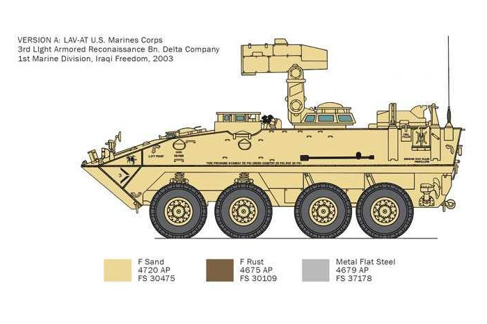Model Kit military 6588 - LAV-25 TUA (1:35)