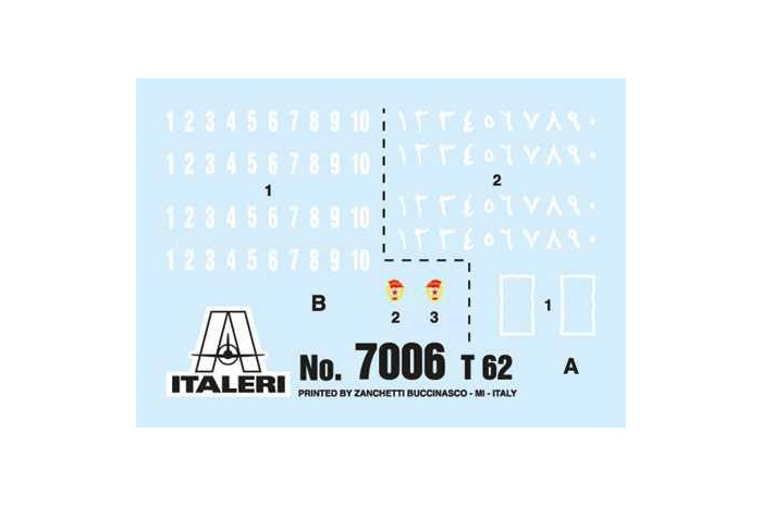Model Kit military 7006 - T-62 (1:72)