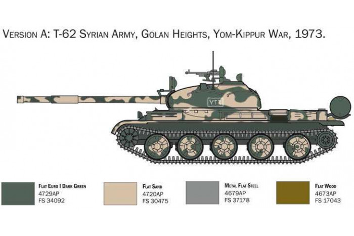 Model Kit military 7006 - T-62 (1:72)