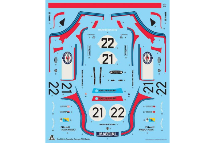 Model Kit auto 3625 - Porsche RSR 934 (1:24)