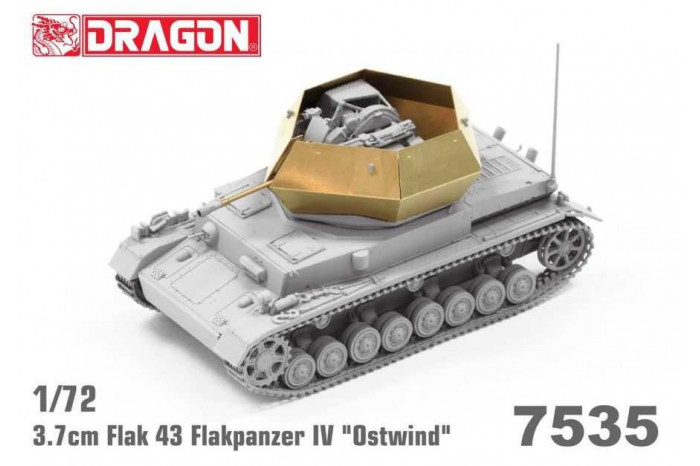 Model Kit military 7535 - 3.7cm FlaK 43 Flakpanzer IV "Ostwind" (1:72)