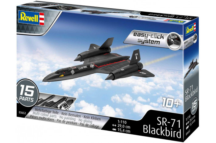 EasyClick letadlo 03652 - SR-71 Blackbird (1:110)