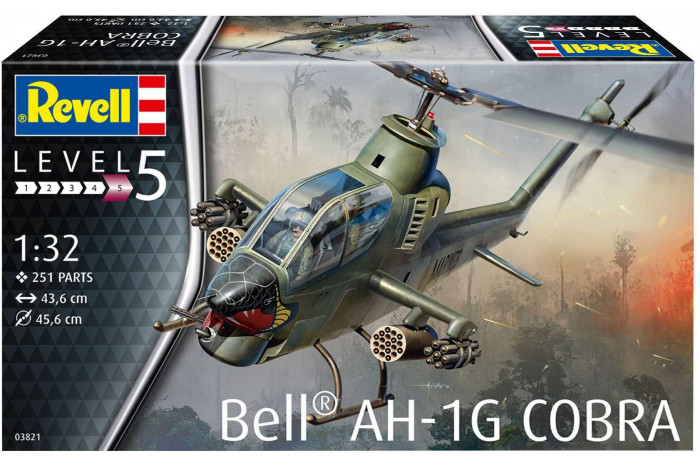 Plastic ModelKit vrtulník 03821 - AH1G Cobra (1:32)