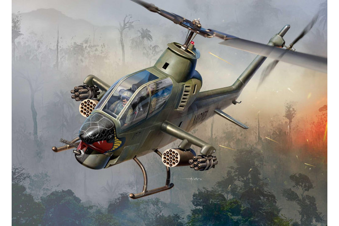 Plastic ModelKit vrtulník 03821 - AH1G Cobra (1:32)
