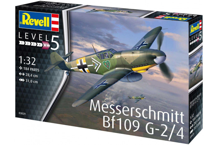 Plastic ModelKit letadlo 03829 - Messerschmitt Bf109G-2/4 (1:32)