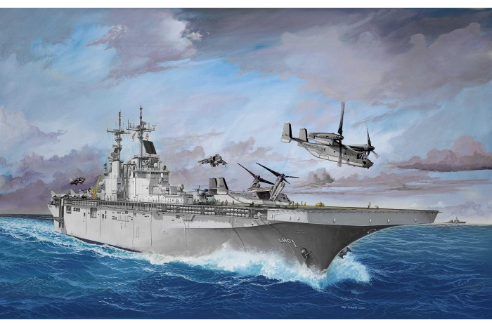 Plastic ModelKit loď 05178 - Assault Carrier USS WASP CLASS (1:700)