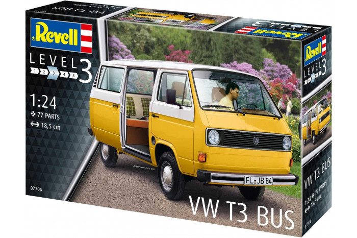 Plastic ModelKit auto 07706 - VW T3 Bus (1:24)