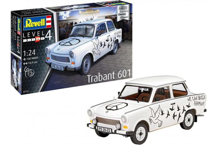 Plastic ModelKit auto 07713 - Trabant 601S "Builder's Choice" (1:24)