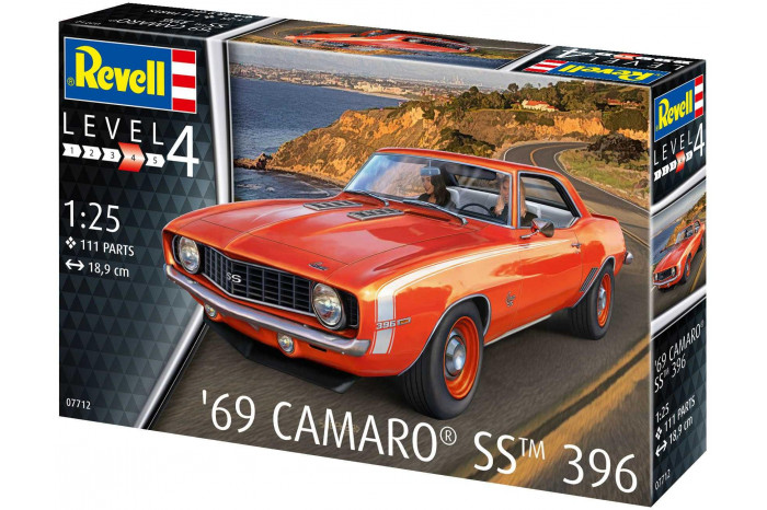 Plastic ModelKit auto 07712 - 69 Camaro SS (1:25)