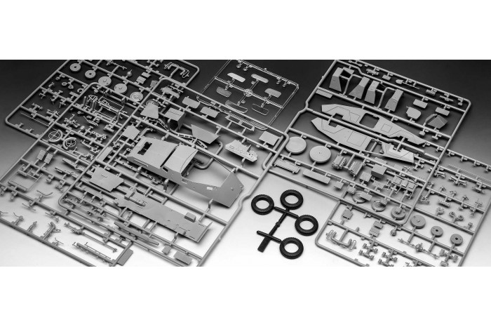 Plastic ModelKit military 03335 - German Command Armoured Vehicle Sd.Kfz.247 Ausf.B (1:35)