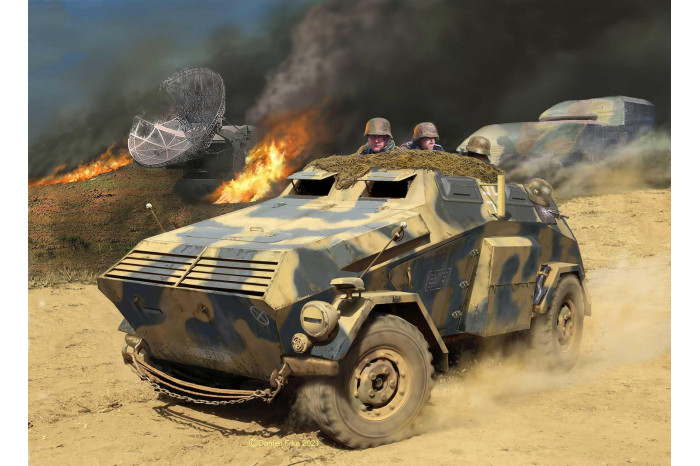 Plastic ModelKit military 03335 - German Command Armoured Vehicle Sd.Kfz.247 Ausf.B (1:35)