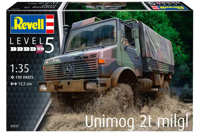 Plastic ModelKit military 03337 - Unimog 2T milgl (1:35)