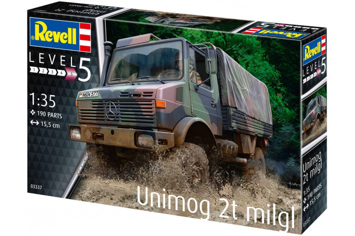 Plastic ModelKit military 03337 - Unimog 2T milgl (1:35)