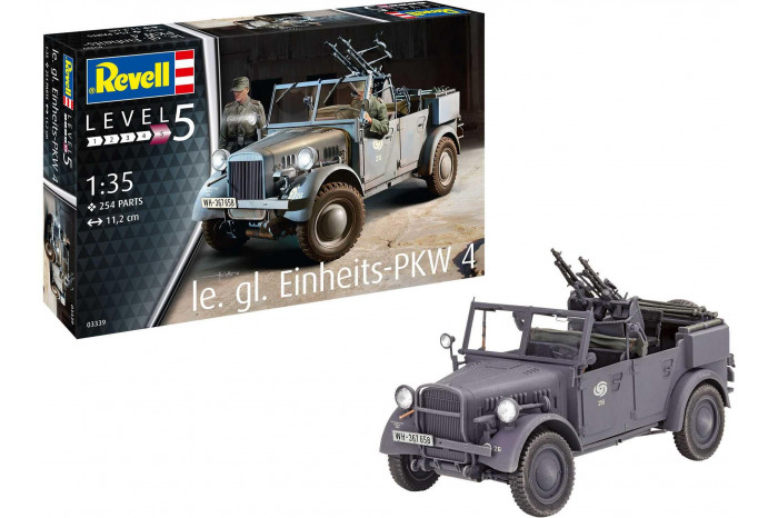 Plastic ModelKit military 03339 - Einheits-PKW Kfz.4 (1:35)