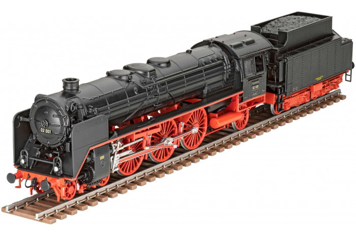 Plastic ModelKit lokomotiva 02171 - Express locomotive BR 02 & Tender 2'2'T30 (1:87)