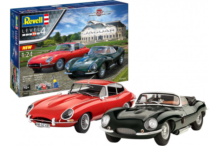 Gift-Set auta 05667 - "100 Years Jaguar" (1:24)