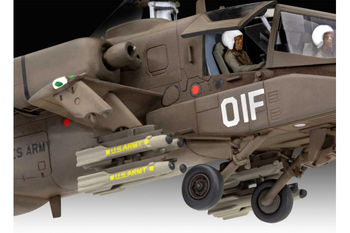 ModelSet vrtulník 63824 - AH-64A Apache (1:72)