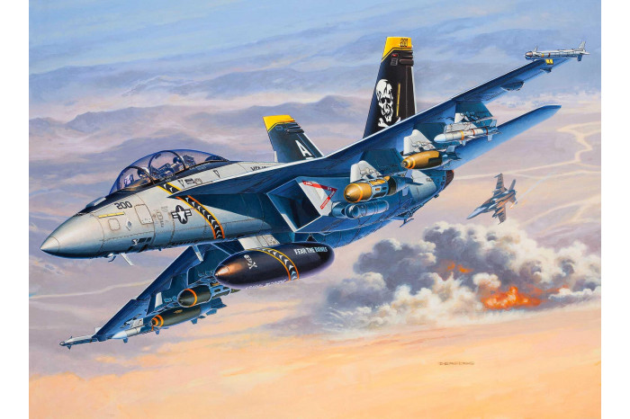 ModelSet letadlo 63834 - F/A18F Super Hornet (1:72)