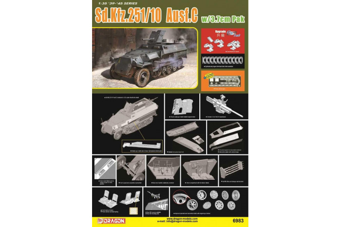Model Kit military 6983 - Sd.Kfz.251/10 Ausf.C (1:35)