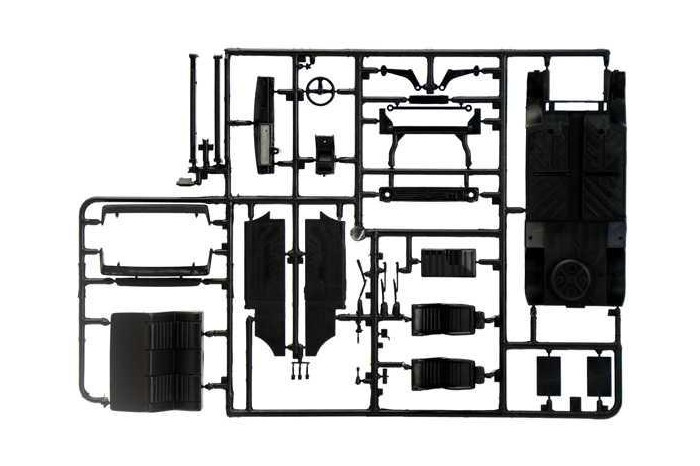 Model Kit auto 3666 - VW Golf "POLIZEI" (1:24)