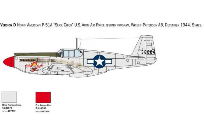 Model Kit letadlo 1423 - P-51A Mustang (1:72)