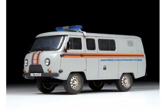 Model Kit auto 43002 – Emergency Service UAZ "3909" (1:43)