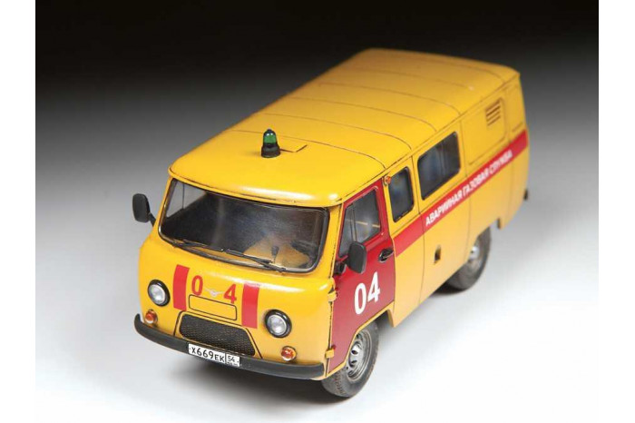 Model Kit auto 43003 – Emergency gas service UAZ "3909" (1:43)