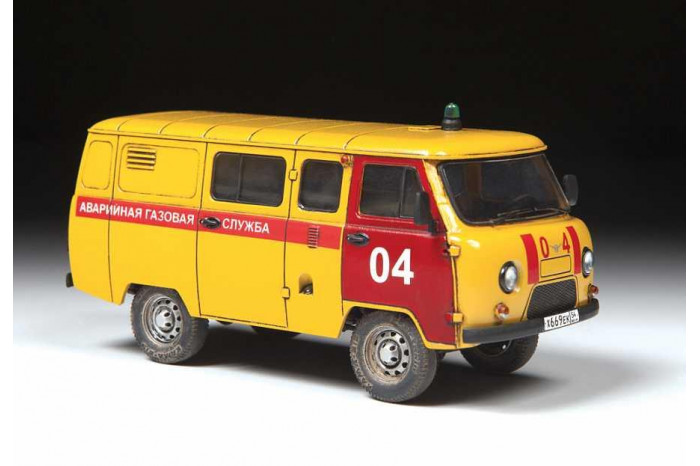 Model Kit auto 43003 – Emergency gas service UAZ "3909" (1:43)