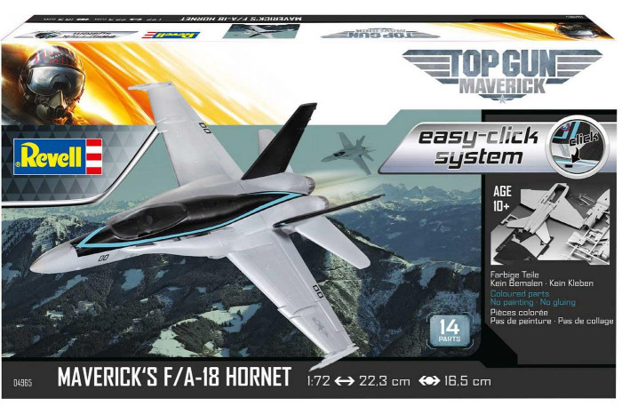EasyClick letadlo 04965 - Maverick's F/A-18 Hornet "Top Gun" (1:72)