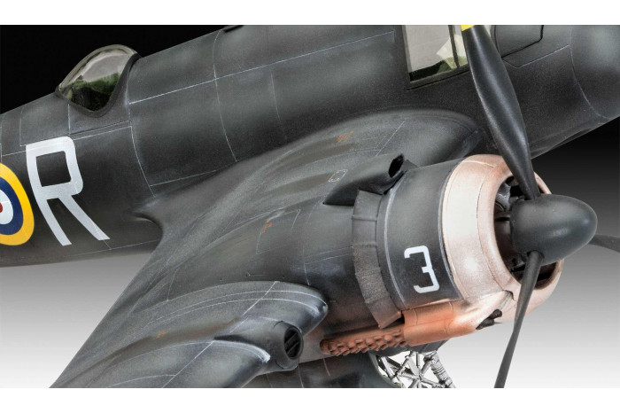 Plastic ModelKit letadlo 03854 - Beaufighter IF Nightfighter (1:48)