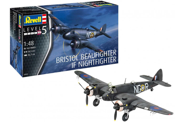 Plastic ModelKit letadlo 03854 - Beaufighter IF Nightfighter (1:48)