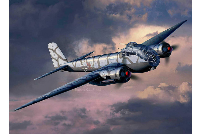 Plastic ModelKit letadlo 03855 - Junkers Ju188 A-1 "Rächer" (1:48)