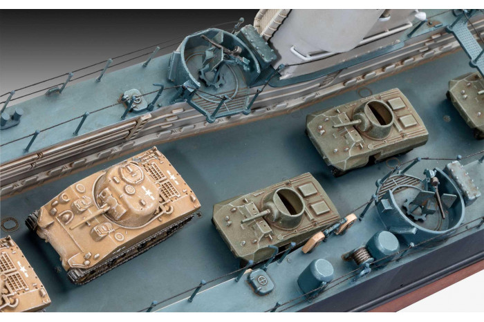 Plastic ModelKit loď 05169 - US Navy Landing Ship Medium (Bofors 40 mm gun) (1:144)