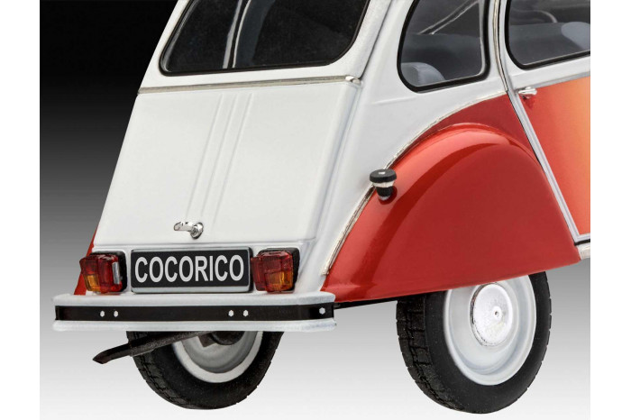 Plastic ModelKit auto 07653 - Citroen 2 CV "Cocorico" (1:24)