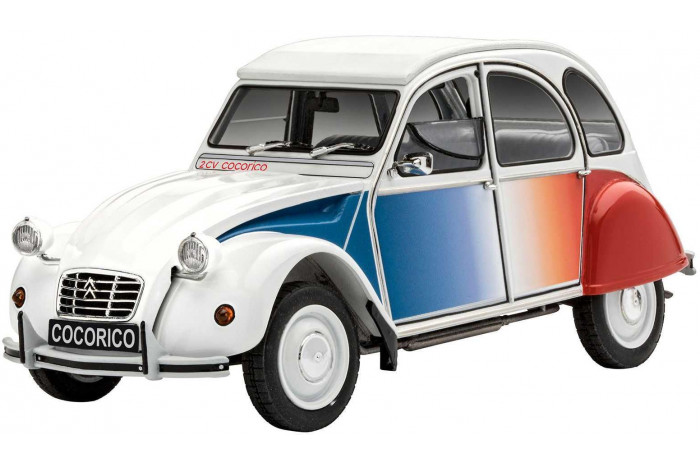 Plastic ModelKit auto 07653 - Citroen 2 CV "Cocorico" (1:24)